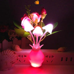 LED Flower Shape Sensor Night Light