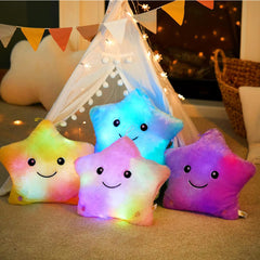 Soft Star Pillow With Glowing LED Light