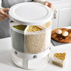 Rotating 6-in-1 Cereal Dispenser 10KG Capacity