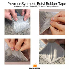 Aluminum Foil Thickened Butyl Waterproof Tape Roof Duct Repair Adhesive