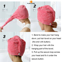 Quick Drying Microfiber Hair Towel