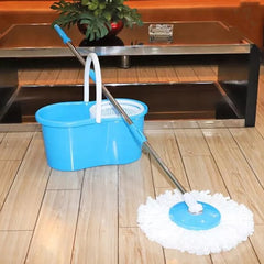 Spin360° Mop With Bucket Dual Mop Heads Floor