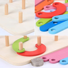 Montessori Nail Board Jigsaw Puzzle