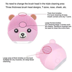 Electric Silicon Face Massager