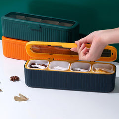 Luxury 4Grid Integrated Spice Box