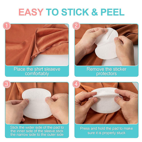 Disposable Underarm Sweat Pads ( Pack Of 5 Pairs / 10 Pcs)