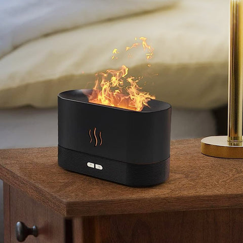 New Stylish Electric Air Flame Humidifier