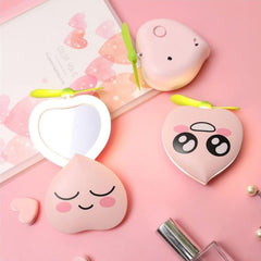 Mini Multifunctional LED Makeup Mirror With Fan