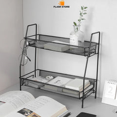 2 Layer Multi Purpose Iron Organizer Shelf