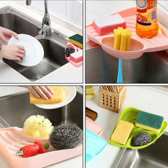 Sink Caddy Suction Cup Holder For Sponges, Soap, Scrubbers