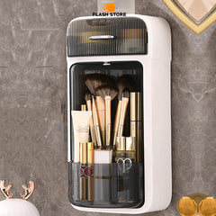 Rotating Wall Mounted Cosmetic Organizer