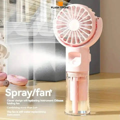 Rechargeable Mini Handheld Spray Fan