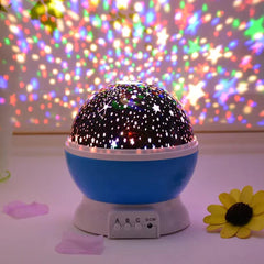 Projector Night Lamp Rotating Stars