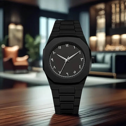 Arabic Aura Watch - Modern Creative Design Waterproof
