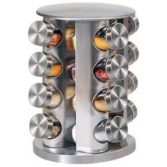 Revolving Stainless Steel Spice Rack