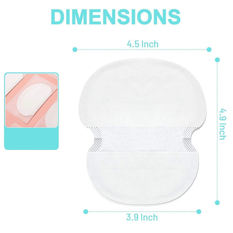 Disposable Underarm Sweat Pads ( Pack Of 5 Pairs / 10 Pcs)