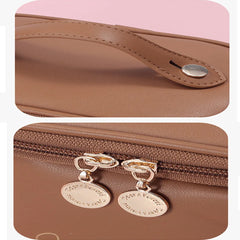 PU Leather Travel Makeup Bag