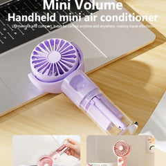 Rechargeable Mini Handheld Spray Fan