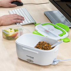 Electric Lunch Box with Plastic Container