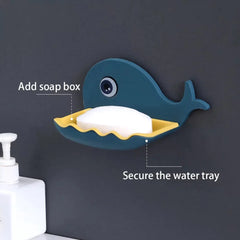 Wall Mounted Whale Soap Tray