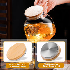 Heat Resistant Borosilicate Glass Teapot