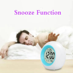 Digital Color Glow Kids Alarm Clock