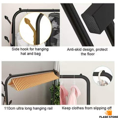 Clothes Hanging Stand Rack With Hook