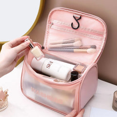 Chic Clamshell Beauty Travel Wash Bag