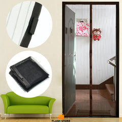 Premium Magic Mesh Door Cover 18 Magnets