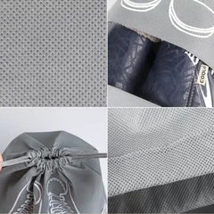 Portable Shoe Organizer Drawstring Bag