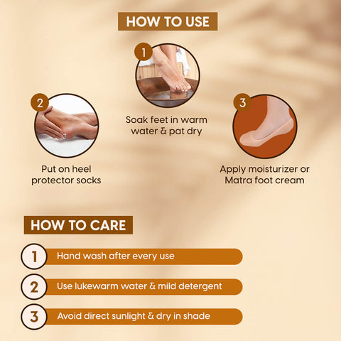 Full Silicone Gel Heel Protector Socks