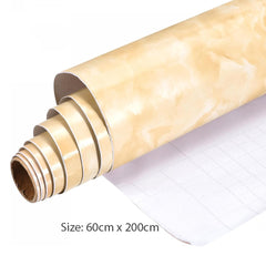 Marble Adhesive Paper Brown