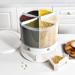 Rotating 6-in-1 Cereal Dispenser 10KG Capacity