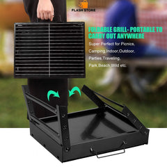 Portable & Foldable BBQ Grill Space Saver