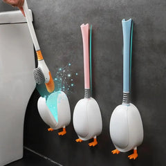 Diving Duck Wall Mounted Silicone Toilet Brush