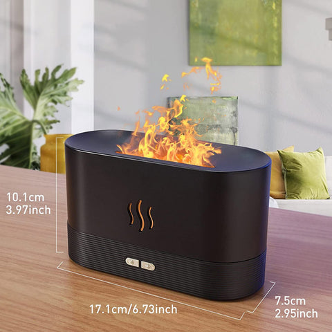 New Stylish Electric Air Flame Humidifier