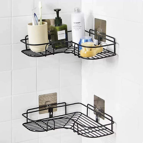 Bathroom Corner Rack Self-Adhesive