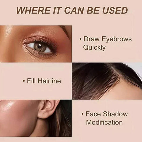 Eyebrow Stamp Shaping Kit With Reusable Eyebrow Stencils (Premium Quality)