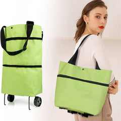 Folding Shopping Pull Cart Trolley Bag