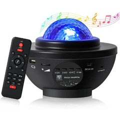 Portable Galaxy Light Projector with Bluetooth Music Speaker