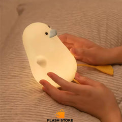 Rechargeable Silicone USB Cute Duck LED Night Lamp