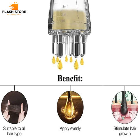 Scalp Applicator Comb Hair Scalp Oil