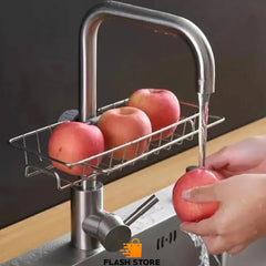 Sink Faucet Storage Rack Stainless Steel