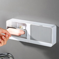 Soap Dish Holder with Drain - Wall Mounted