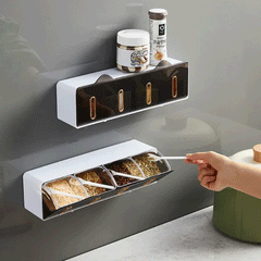 Wall Mounted Spice Storage Rack