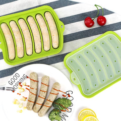 Silicone Sausage Mold With Lid