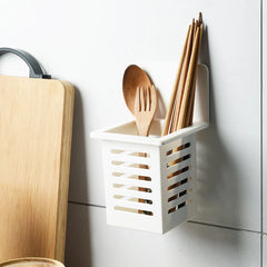 Kitchen Utensil Storage Holder Wall Mounted