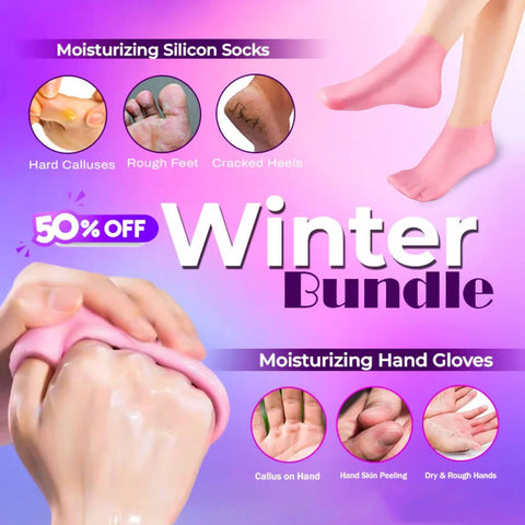 Winter Bundle Silicone Socks+Gloves