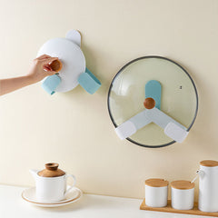 Wall Pot Lid Holder