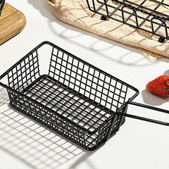 FlashFry - The Compact Stainless Steel Mini Fry Basket.